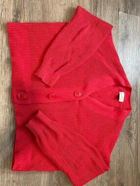 Universal Thread Women's Red Cardigan